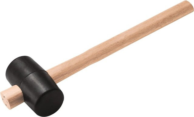 LUX-TOOLS Gummihammer Schwarz 90 mm - Bild 1