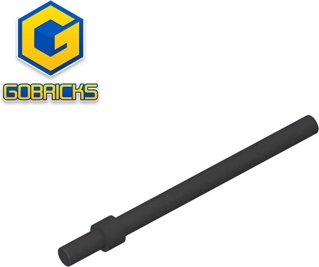 Gobricks GDS-905 Bar 6L mit Anschlagring, Zubehör, Schwarz - Bild 1