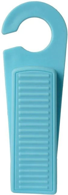 Rutschfester Türstopper aus Kunststoff für den Innenbereich in Blau von Household supplies MH - Bild 1