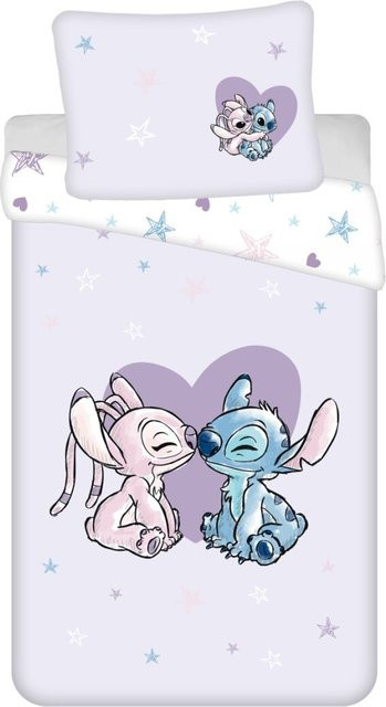 Lilo & Stitch Bettwäsche Set aus 100 % Baumwolle, weiß/mehrfarbig, B/H: 140 x 200 cm - Bild 1