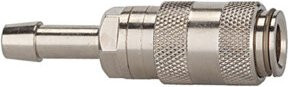 Riegler Schnellverschlusskupplung NW 2,7 aus Edelstahl 1.4404 in Silber mit Tülle LW 4 - Bild 1