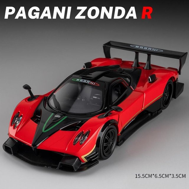 Linyi toy car Pagani Zonda Hp R Miniaturauto, 1:32, mit Rückzieher, ab 14 Jahren - Bild 1