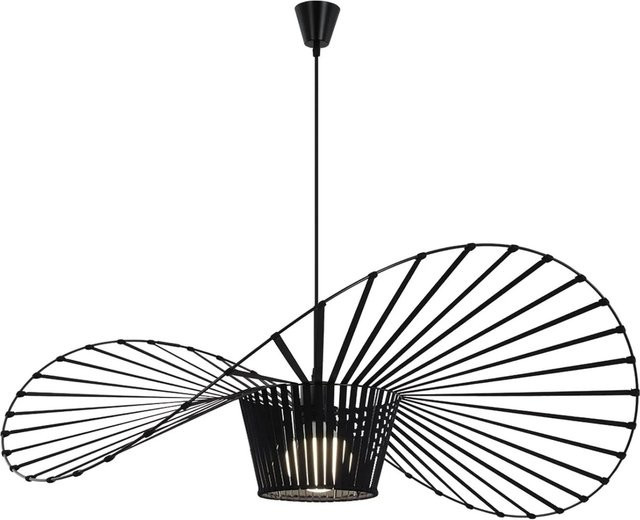 NETTLIFE Pendelleuchte in Schwarz, moderne Hängelampe mit E27 Fassung und Dome-Design, Höhe: 140 cm - Bild 1