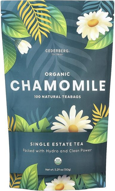 Rworld Wellness Bio-Kamille Kräutertee koffeinfrei Teebeutel 100 Stück 150 g - Bild 1