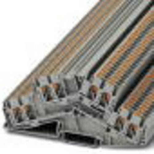 Phoenix Contact 3210609 Doppelstockklemme 5,2 mm Zugfeder Grau 50 Stück - Bild 1