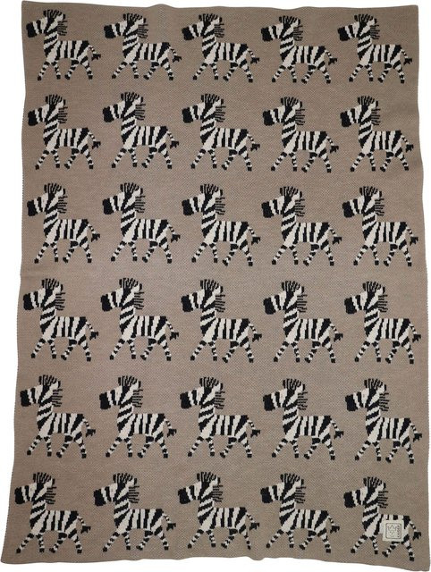 Kaiser Babydecke Strick aus Organic Cotton in Braun, B x H: 80 x 100 cm - Bild 1