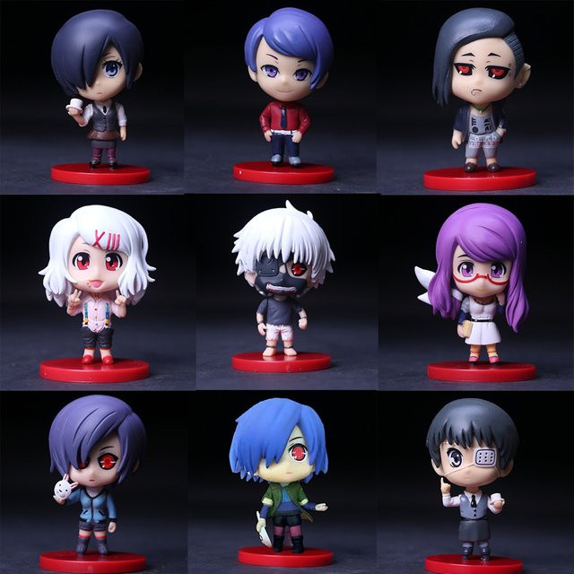 Bandai Anime G Law Kaneki Ken Touka Kirishima Tsukiyama Figur Set - Bild 1
