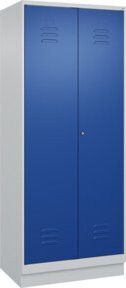 C+P Wäsche- und Kombispinde Classic PLUS mit Sockel, 2 Abteile, RAL 5010 Enzianblau, H x B x T: 195 x 80 x 50 cm - Bild 1