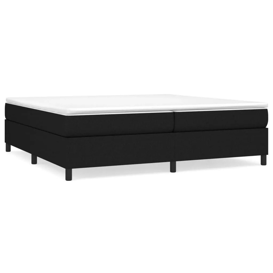vidaXL Boxspringbett in Schwarz mit Stoffbezug, B/T: 200 x 200 cm - Bild 2