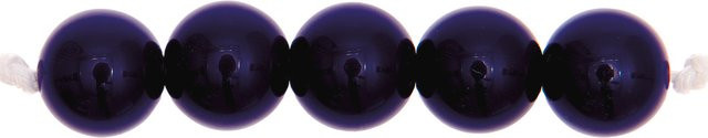 Rico Design Kunststoffperlen, 10 mm, Dunkelblau, 24 Stück - Bild 1