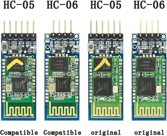HC-05 HC-06 Bluetooth Wireless Transceiver Slave Modul als RS232/TTL zu UART Konverter Adapter für Arduino in Blau - Bild 1