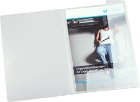 Eichner Angebotsmappe A4 aus transparentem PP-Folienmaterial mit Verschlusslasche - Bild 1