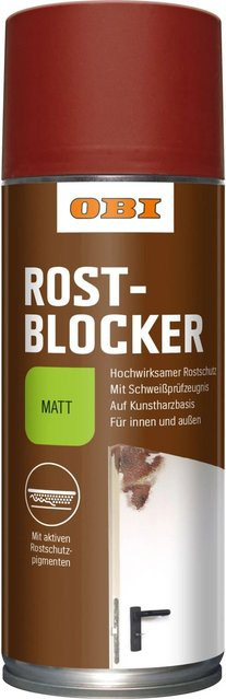 OBI Rostblocker Spray Rotbraun matt 400 ml - Bild 1