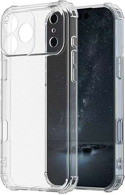Stoßfeste und transparente Silikon Handyhülle von HMPSGN für iPhone 11 bis iPhone 17 Pro Max Plus und 17 Air - Bild 1