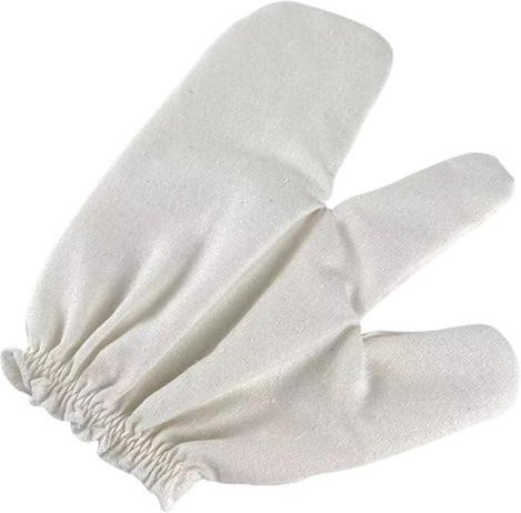 Garshana Seidenhandschuhe für Körperpeeling, Grege, Unisex - Bild 1