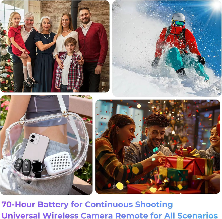 Panasonic Bluetooth Fernbedienung mit Auslöser für S1II, S5IIX, GH7, GH6, GH5II, GH4, GH3, G97, FZ1000II in Schwarz - Bild 5