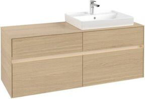 V&B Waschtischunterschrank Collaro mit integrierter LED-Beleuchtung, B/T/H: 140 x 54,8 x 50 cm - Bild 1