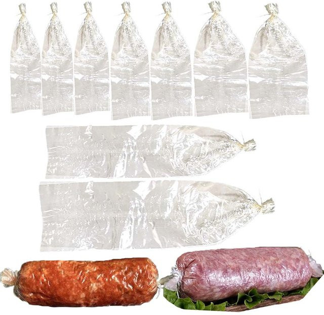 SAFEBET Zellophan Gehäuse Tasche für geräucherte Wurst in Transparent, Kunststoff, rechteckig - Bild 1