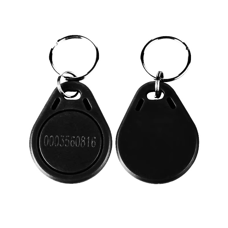 100 Stück RFID Schlüsselanhänger 125 kHz Proximity ID-Kartenchip EM 4100/4102 TK4100 für Zugangskontrolle in Grau von 5YOA - Bild 2