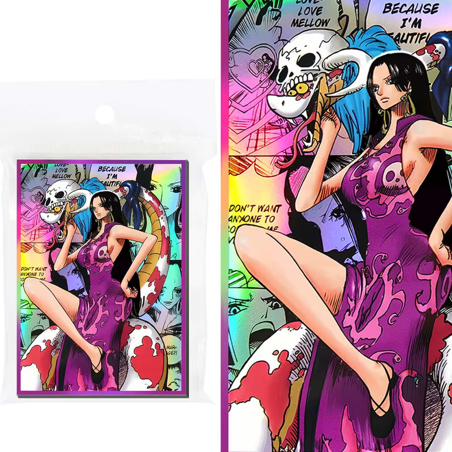 Bandai One Piece Kartenhüllen, holografisch, 60-teiliges Set, Bunt / Mehrfarbig - Bild 3