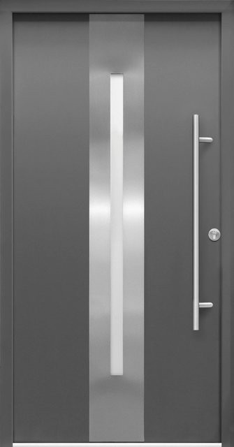 Haustür Thermospace Dublin Prime mit Glaseinsatz, Anthrazit, Anschlag Rechts, B: 110 cm, H: 210 cm - Bild 1