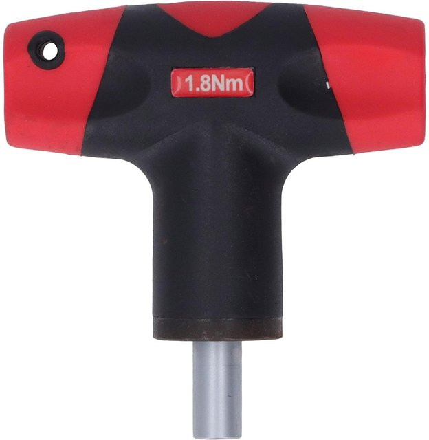 Ei Electronics T-Griffschlüssel mit fester Torsion aus Chrom-Vanadium-Stahl, Innensechskant-Werkzeug, 2,5 Nm, Schwarz und Rot - Bild 1