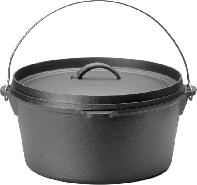 Garden Pleasure Dutch Oven aus Gusseisen mit 7,5 l Volumen - Bild 1