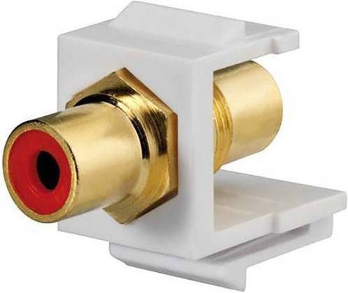 Rutenbeck Adapter Buchse gerade in Schwarz Weiß Multicolour - Bild 1