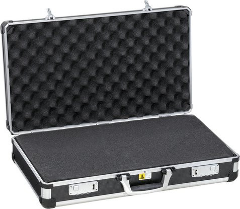 Allit Instrumentenkoffer aus Aluminium und Kunststoff in Schwarz, B/H/L: 34,6 x 14,2 x 60,2 cm - Bild 1