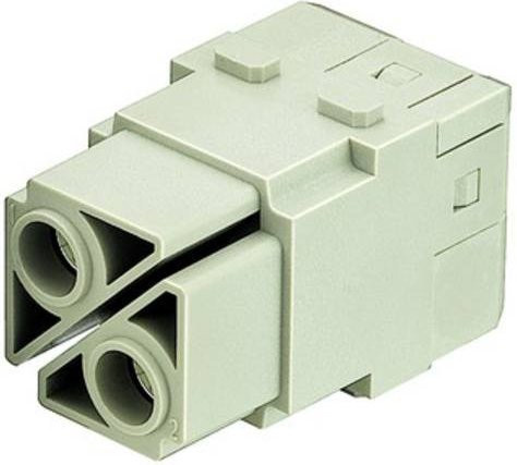Harting Doppelmodul Han 100A 09140022750 in Grau aus Kunststoff - Bild 1