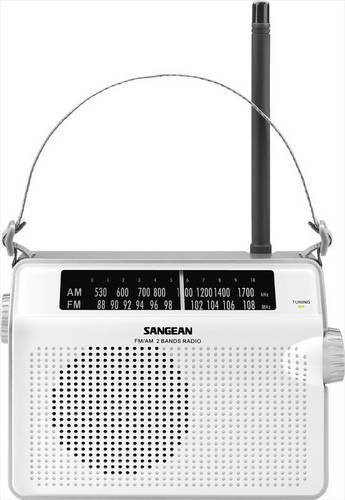 Sangean PR-D6 Kofferradio mit UKW und MW in Weiß - Bild 1