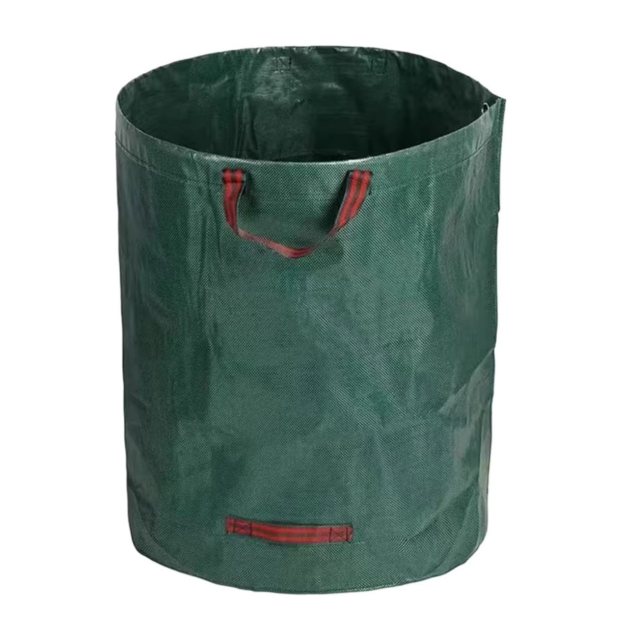 APWIKOGER Gartenabfallsack in Grün, faltbarer und wasserdichter Laubsack mit 60 l Fassungsvermögen, B/H/T: 45 x 60 x 45 cm - Bild 2