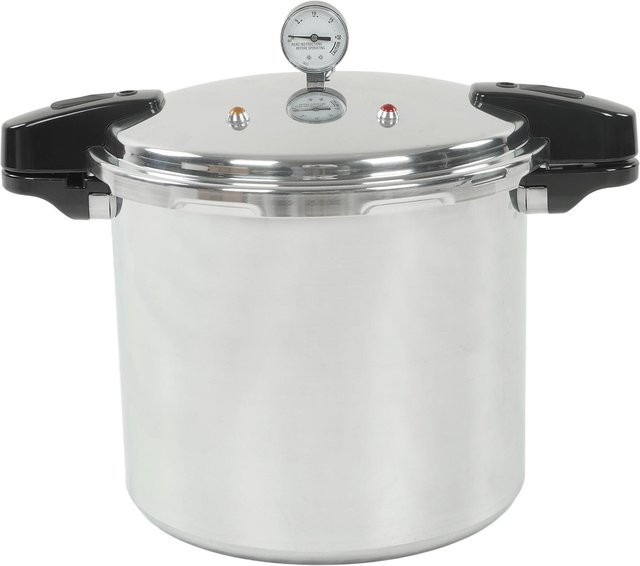 CosyHome Multifunktionaler Schnellkochtopf aus Aluminiumlegierung mit Manometer, Weiß, 23 l - Bild 1