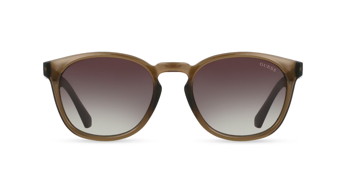 Guess GU00045 Sonnenbrille, Vollrand, Quadratisch, Kunststoff, Herren, grün, grau - Bild 1