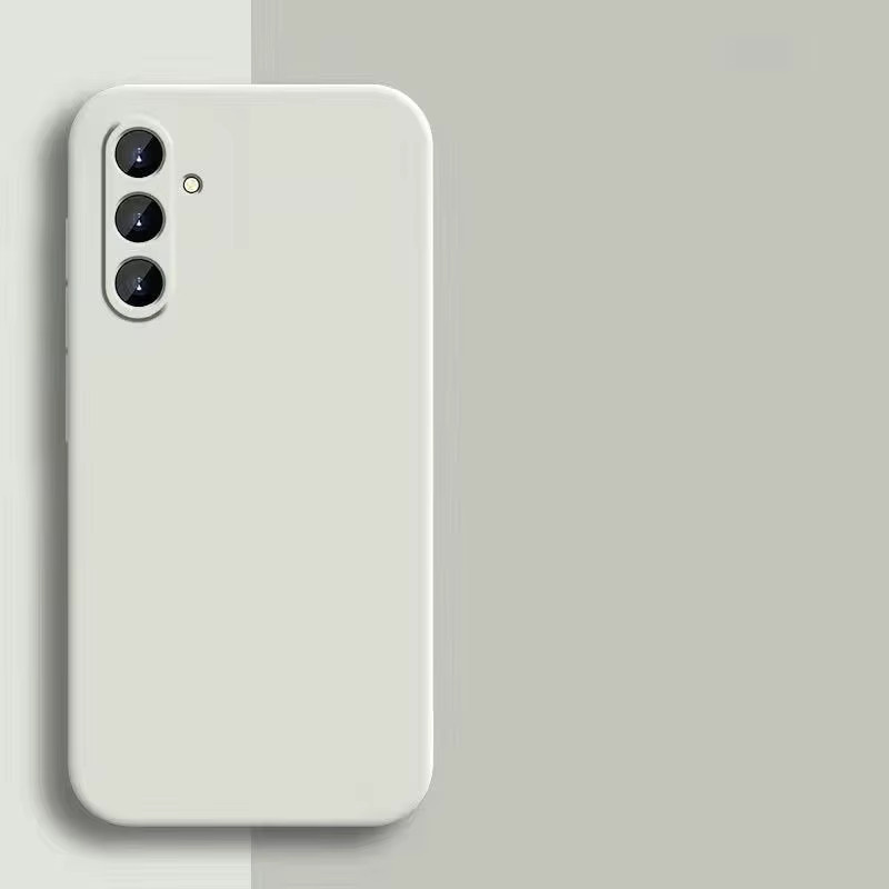 Samsung Flüssiges Silikon Soft Case Schutzhülle für Galaxy A14 A24 A34 A54 A52 A72 A33 A53 A73 A12 A22 A32 A13 A23 A15 A25 A35 A55 5G in Weiß - Bild 3