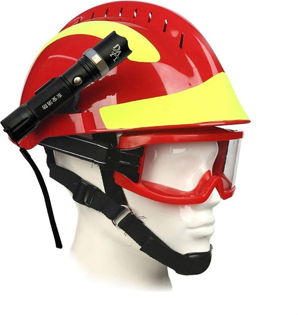 TOMTOP JMS F2 Notfall Rettungs Helm für Feuerwehr und Brandschutz in Rot - Bild 1