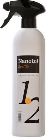 Nanotol Sanitärreiniger mit Lotuseffekt, Farbe: Transparent/Weiß, 1 l - Bild 1