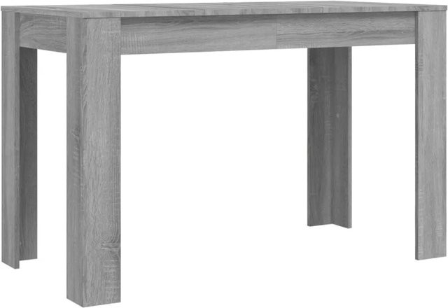 vidaXL Esstisch in Grau aus Holzwerkstoff, rechteckig, B/T/H: 120 x 60 x 76 cm - Bild 1