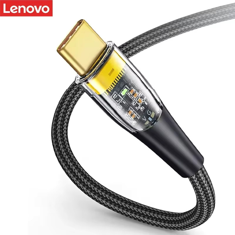 Lenovo USB-auf-Typ-C-Kabel 120W Schnellladegerät und Datenkabel in Schwarz - Bild 7