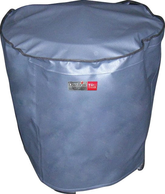 Char-Broil Wetterschutzhaube für Gas-Smoker in Grau aus Polyester mit PE-Beschichtung - Bild 1