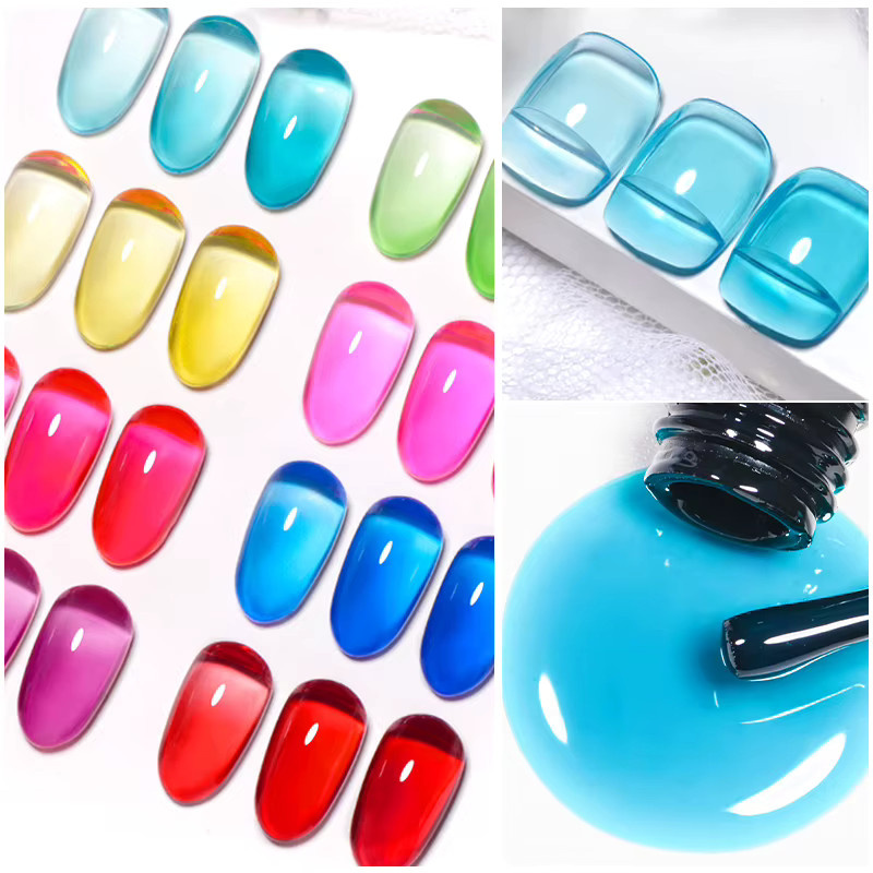 MSRUIOO Nagellack Gel, Blut Rot, Glänzend, 8 ml - Bild 5