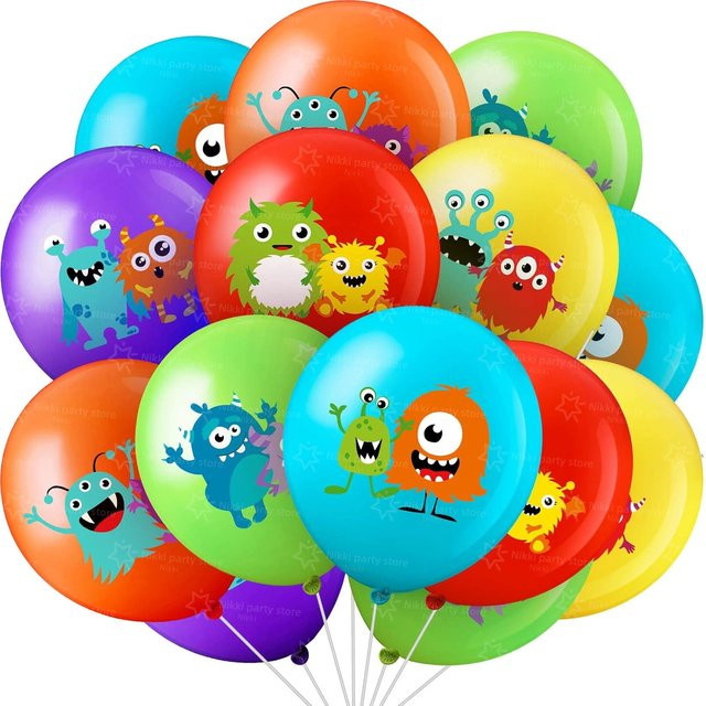 TAKARA TOMY Monster-Luftballons, 6 Stile, Dekorative Geburtstagsparty-Luftballons - Bild 1