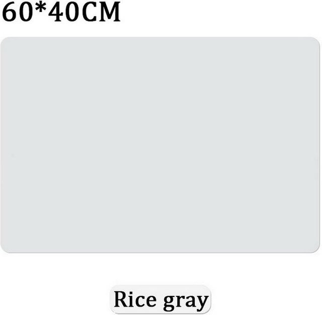 Venlohome Silikon Tischset, wasserdicht und rutschfest, Light Grey, B/T: 60 x 40 cm - Bild 1