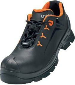 uvex Sicherheitshalbschuhe S3 HI HRO SRC uvex 2 MACSOLE aus Leder in Schwarz, Größe 49, Weite 11 - Bild 1