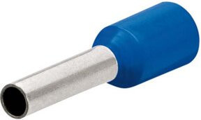Knipex Aderendhülsen mit Kunststoffkragen in Blau und Silber - Bild 1