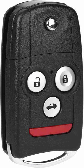 Fishine Auto Smart Fernbedienungsschlüssel mit 3+1 Tasten für Acura TL 2007-2008, Schwarz - Bild 1