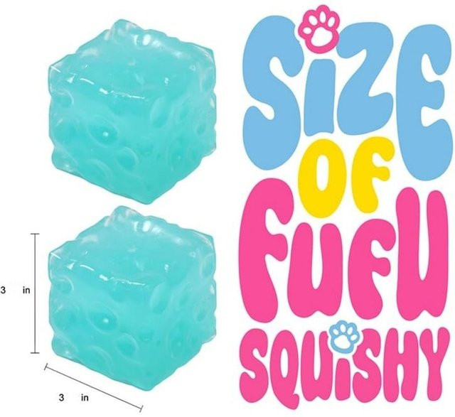 Aqua Blue Käse Squishy, Käseblock Quetschspielzeug, 1-teiliges Set - Bild 1