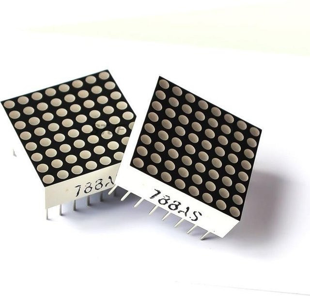 STJF 10er Set Mini-Punktmatrix-LED-Anzeige 788BS 788AS Rot Gemeinsame Kathode 16 Pin 20 x 20 mm DIY Elektronik-Kit - Bild 1