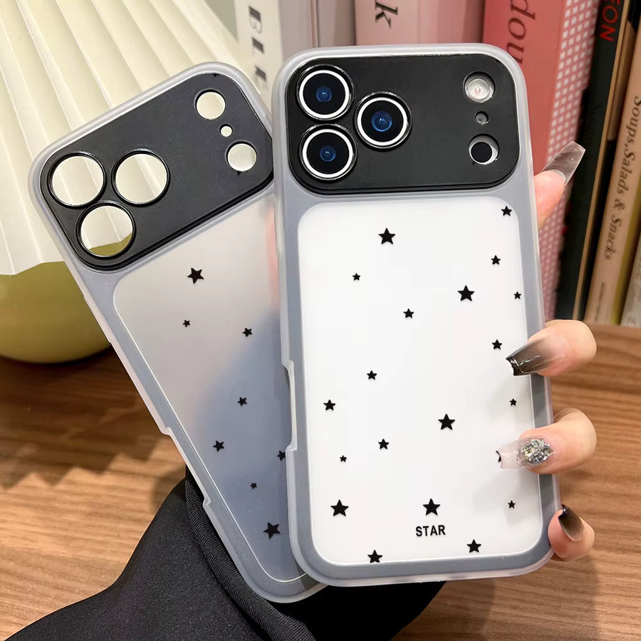 AKABEILA Handyhülle im INS Star Design für iPhone 17 Pro Max, 16, 15, 14, 13 – Schützende Hartschalen-Hülle aus PC - Bild 3
