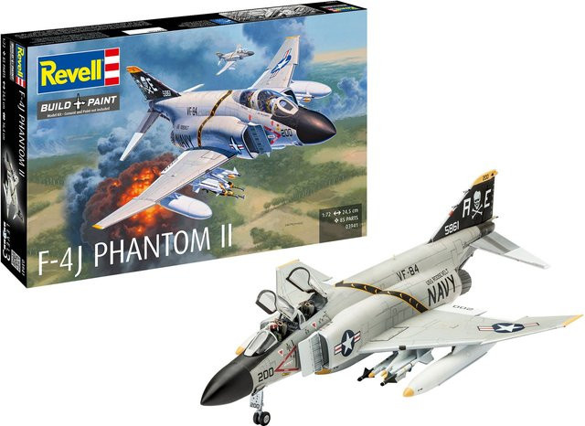 Revell F-4J Phantom II, Fahrzeug, 1:72, ab 10 Jahren - Bild 2